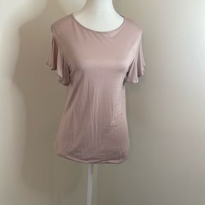 NWT TED BAKER T SHIRT WITH FRILL SLEEVES